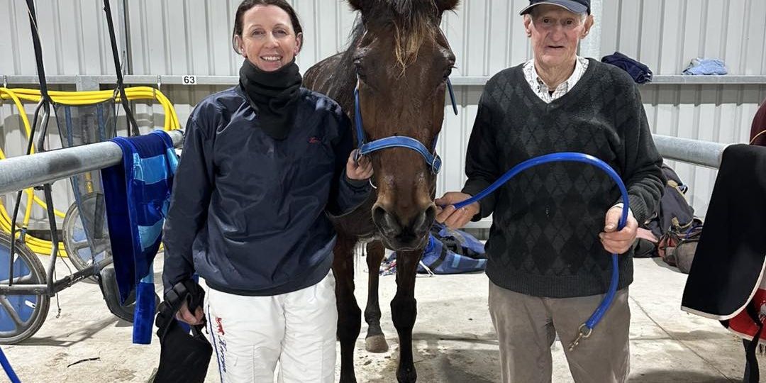 Kerryn and Peter Manning with Wild Bull