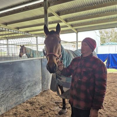 Ashleigh Herbertson and Maxy Bomber