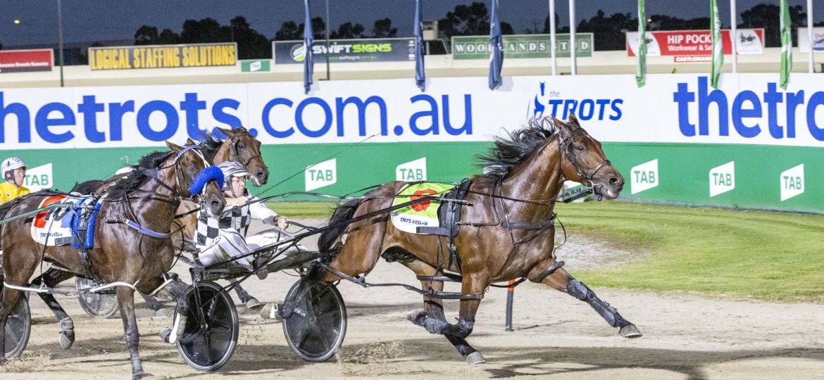 Race 6: Melton Park, Hunter Cup Night, Saturday 20-1-2024 Sentrack A.G. Hunter Cup (Group 1) Winner: Leap To Fame (6) Trainer & Driver: Grant Dixon Race Distance: 2,760 metres, Mile Rate: 1.54.0