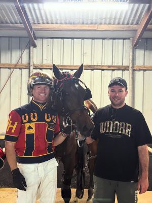 Kyle Marshall and James Herbertson with Smoken Ace