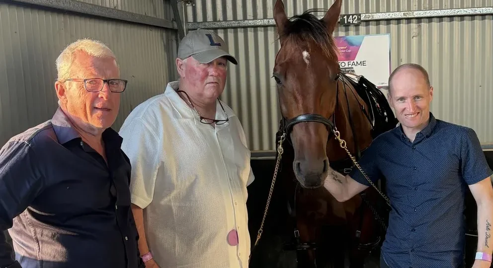 Mick Price, Reg Fleming and Craig Newitt
