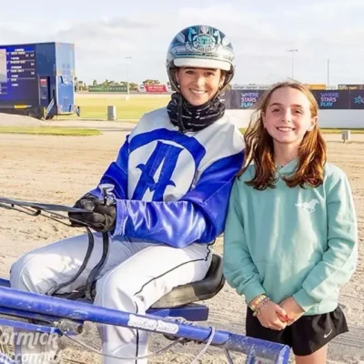 Tasmyn-Potter-with-young-fan-Tallara-Demicoli-Stuart-McCormick