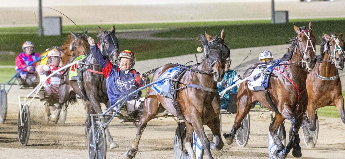 Race 8: Tabcorp Park, Saturday 29-2-2020 Hygain Australian Trotting Grand Prix (Group 1) (Nr 80 to 120.) Winner: Dance Craze (4) Trainer: Anton Golino; Driver: Glen Craven Race Distance: 2,240 metres, Mile Rate: 1.58.2 photography: Stuart McCormick