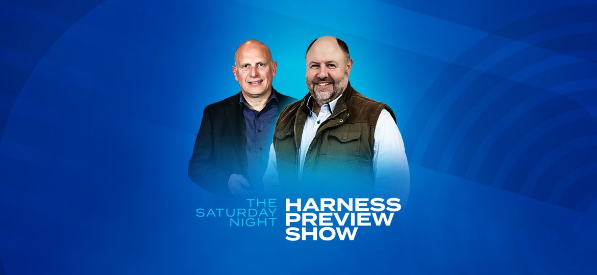 The Saturday Night Harness Preview Show logo