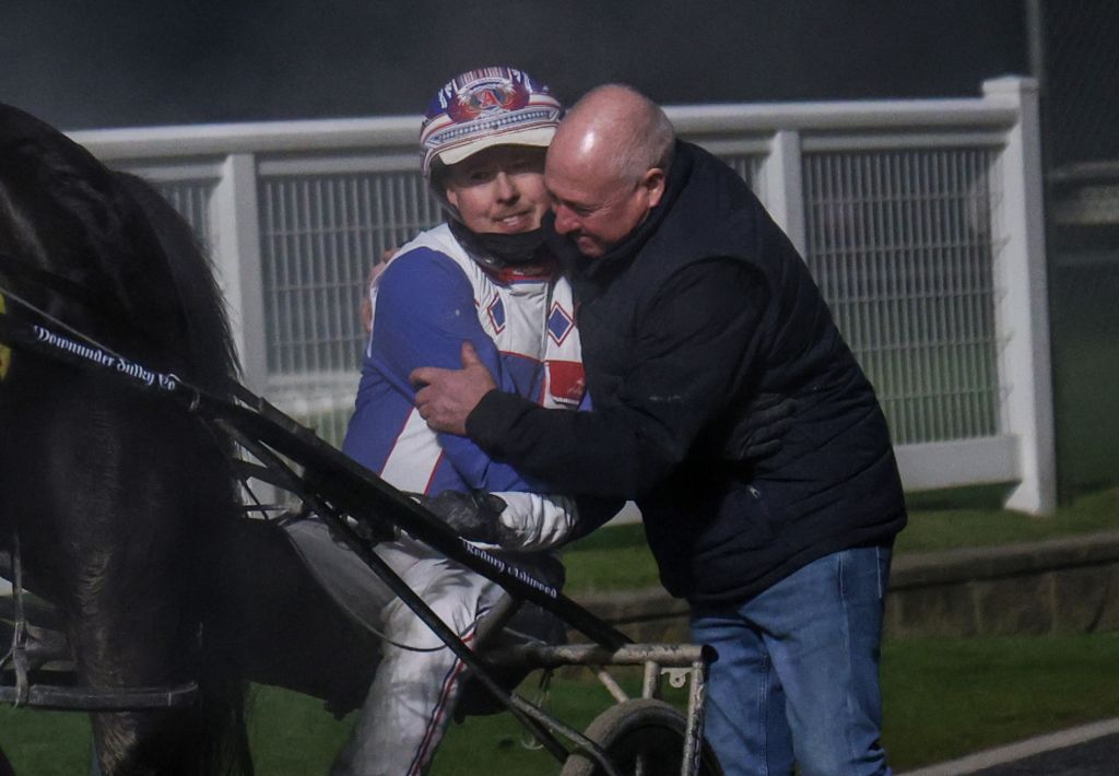 Hungry Hippo Raider Stakes with Alex Ashwood driver and father Rodney Ashwood