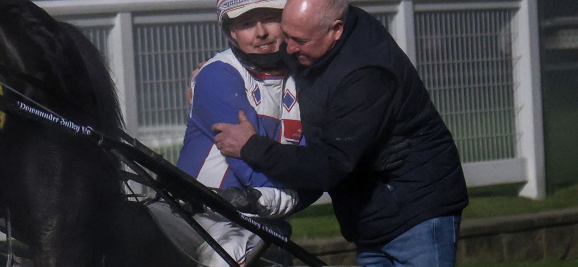 Hungry Hippo Raider Stakes with Alex Ashwood driver and father Rodney Ashwood
