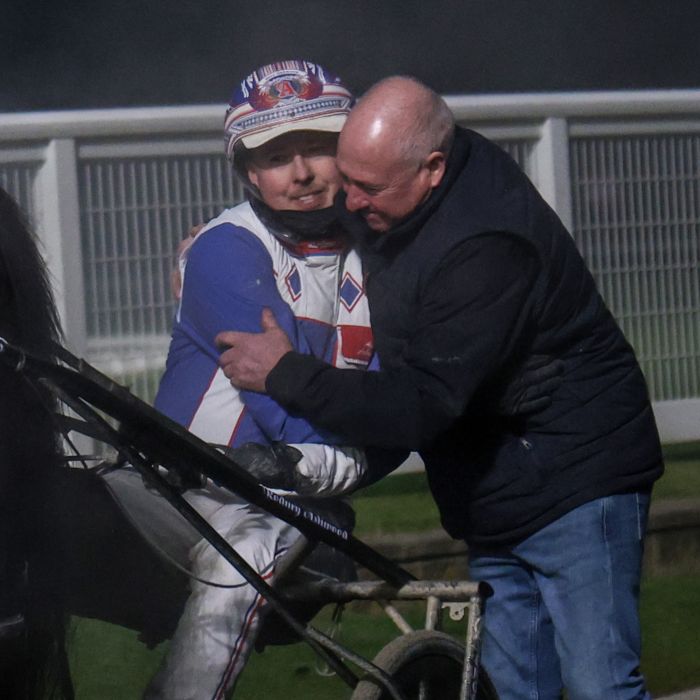 Hungry Hippo Raider Stakes with Alex Ashwood driver and father Rodney Ashwood