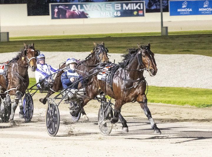 Stewart takes premiership lead with Melton treble