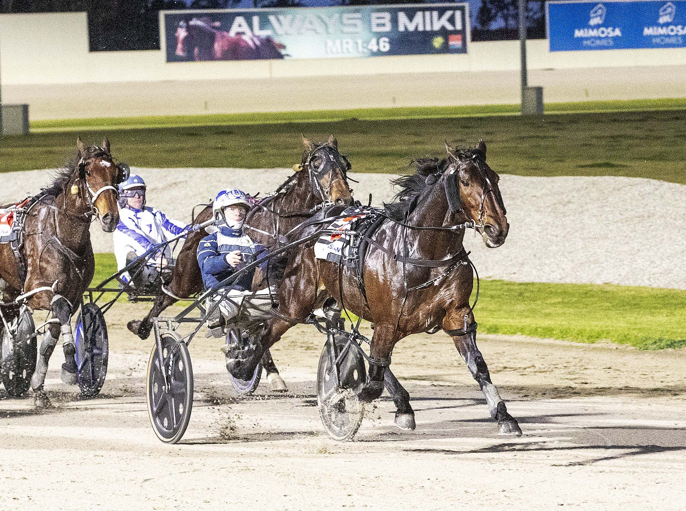stewart-takes-premiership-lead-with-melton-treble